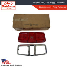 1964 Plymouth Fury Left Driver Side Tail Light Lamp Red Lens Wbezel 2586551 Nos 1964 Plymouth Fury Left Driver Side Tail Light Lamp Red Lens Wbezel 2586551 Nos