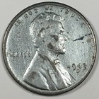 1943-D Lincoln Wheat "Steel" Cent Penny - Extremely Fine (XF) KM#132a - 5991-AH — photo 1