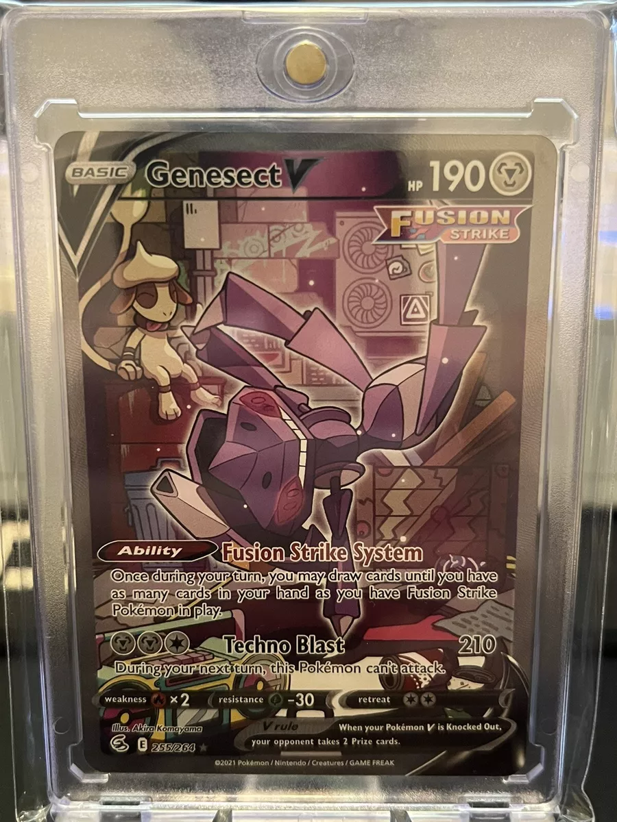 Carta Pokémon Genesect V Arte Alternada Golpe Fusão Original