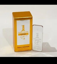 Paco Rabanne 1 Million Lucky 5ml Edt Splash Mini For Men New In Box DISCONTINUED