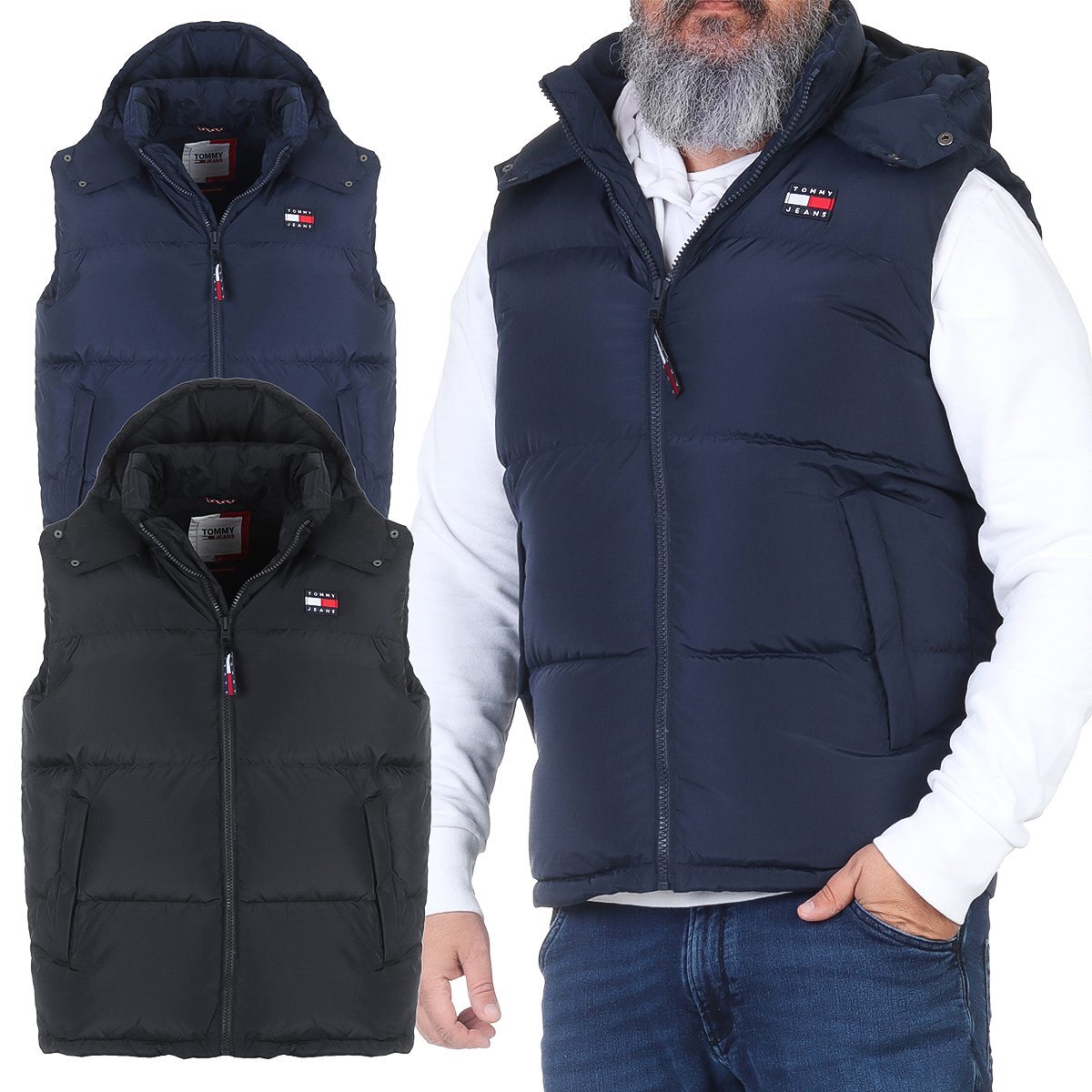 Tommy Jeans Herren Weste Alaska Puffer DM0DM14447 S M L XL XXL