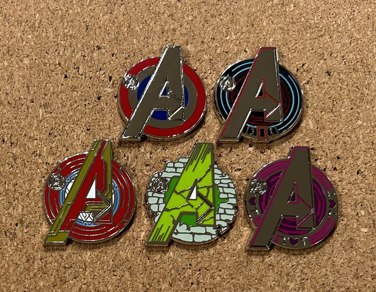 2020 Disney's Avengers A Hidden Disney Pin Set ~ Full set of 5! | eBay