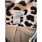Cache Leopard Trench Coat Womens Size Small Animal Print Y2K Jacket Mob wife — photo 3