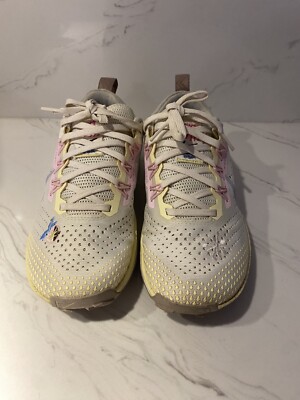 Nike Womens React Pegasus Trail 4 Multicolor Athletic Shoes FJ7733-140 Size 5.5