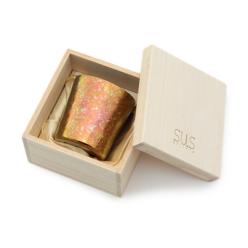 SUSgallery Titaness Tumbler Cup Rock Vacuum Insulated Sakura