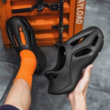 New EVA Men Sandals Couple Soft Hollow Garden Shoes Women Designer Hole Slipper