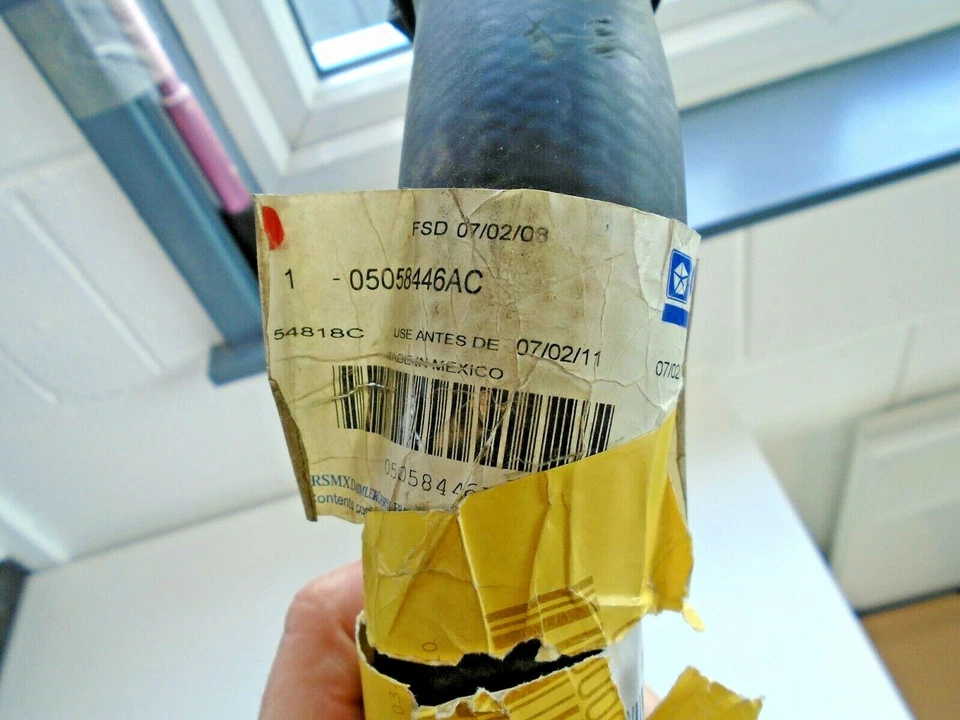 Genuine Mopar Radiator Cooling Inlet Hose 5058446AC Dodge Journey 2009-2015 - Image 2 of 4