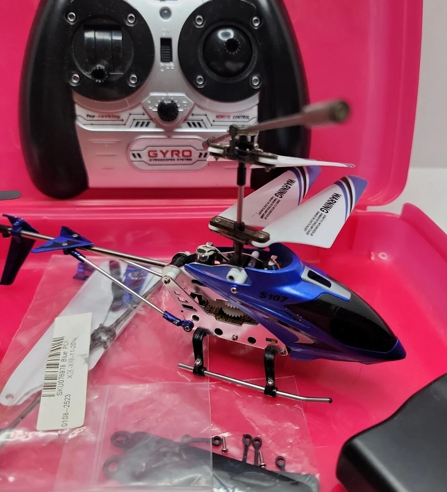 Syma Model S107G Gyroscope System RC Radio Control Helicopter - Non Working.  - Image 3 of 4