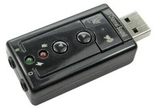 USB 3D Stereo Audio Adapter - USB021KB