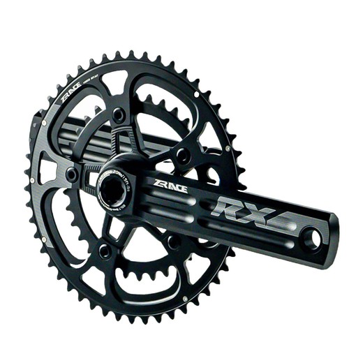 AC Adventure Components mtb クランク Adventure Components AC Crankset: Yeti Teal Bolts, 175mm, 46/36