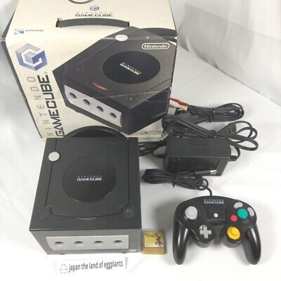 Nintendo GameCube Console Black GC DOL-001 JAPAN Box Serial Nintendo GameCube Console Black GC DOL-001 JAPAN Box Serial