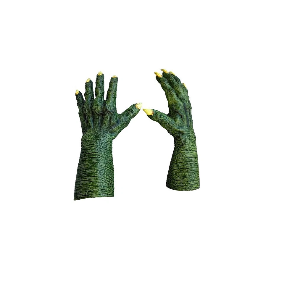 Ghoulish Productions Evil Witch Hands Green Halloween Costume Cosplay - Image 3 of 4