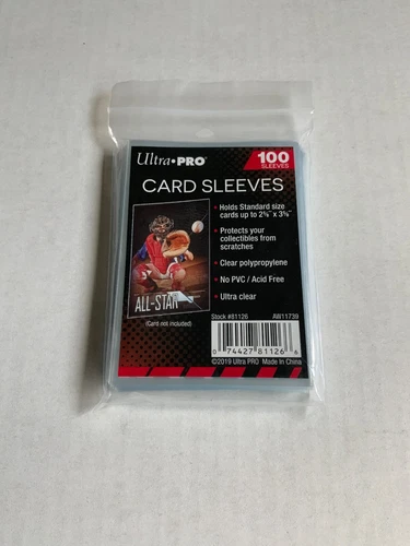 100 Ultra Pro Soft Sleeves Sports and Gaming Cards READ DESCRIPTION