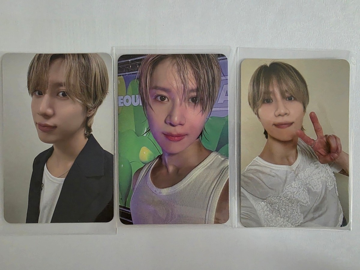 テミン Ephemeral Gaze 9/1 ソウル公演　入場者特典　トレカ TAEMIN WORLD TOUR [Ephemeral Gaze] IN INCHEON QR ver