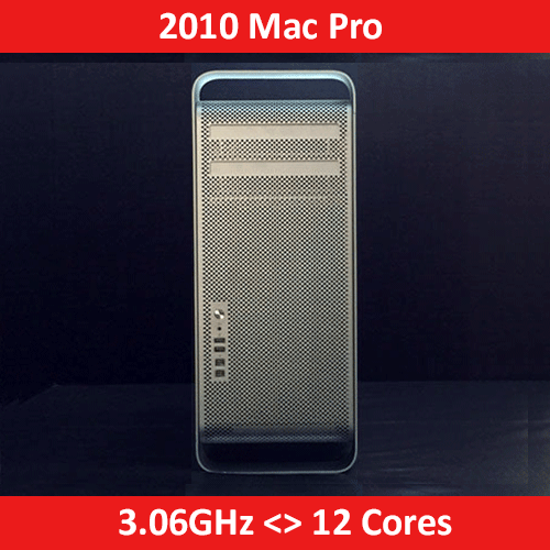 2010 Mac Pro 3.06 Ghz 12 Core 64GB RAM 1TB SSD + 1TB HDD ATI 5770 1GB