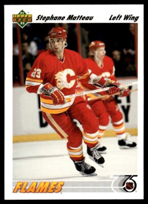 1991-92 Upper Deck #121 Stephane Matteau Calgary Flames