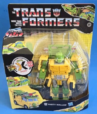 Transformers x Teenage Mutant Ninja Turtles Collaborative Party Wallop Wagon New