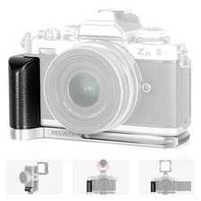NEEWER L Shaped Handgrip Camera Grip Retro Leather Handle for Nikon Z fc