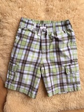 Gymboree Boys Green Multicolor Pull On Shorts Sz 4T