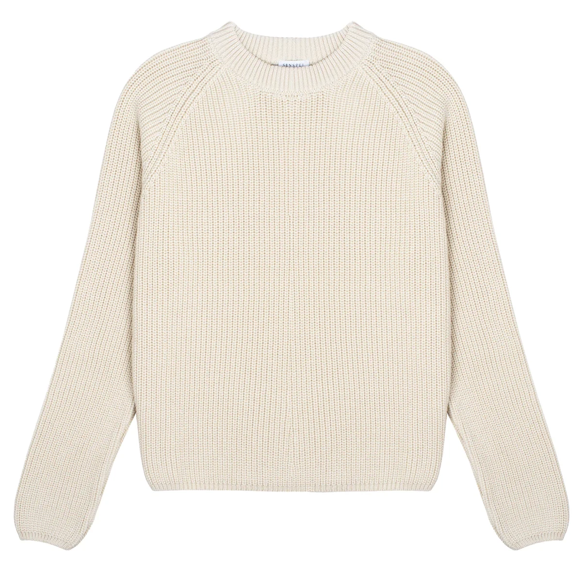 boxy crew neck sweater