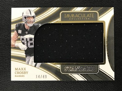 2024 Panini Immaculate Collection #SJ-MCY Maxx Crosby Standard Jerseys /49
