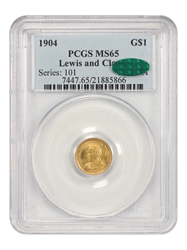 1904 Lewis and Clark Gold Commemorative — photo from the most recent tracked eBay sale