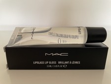 Image of Mac M.A.C Lipglass Clear Lip Gloss Full Size 15ml New & Boxed