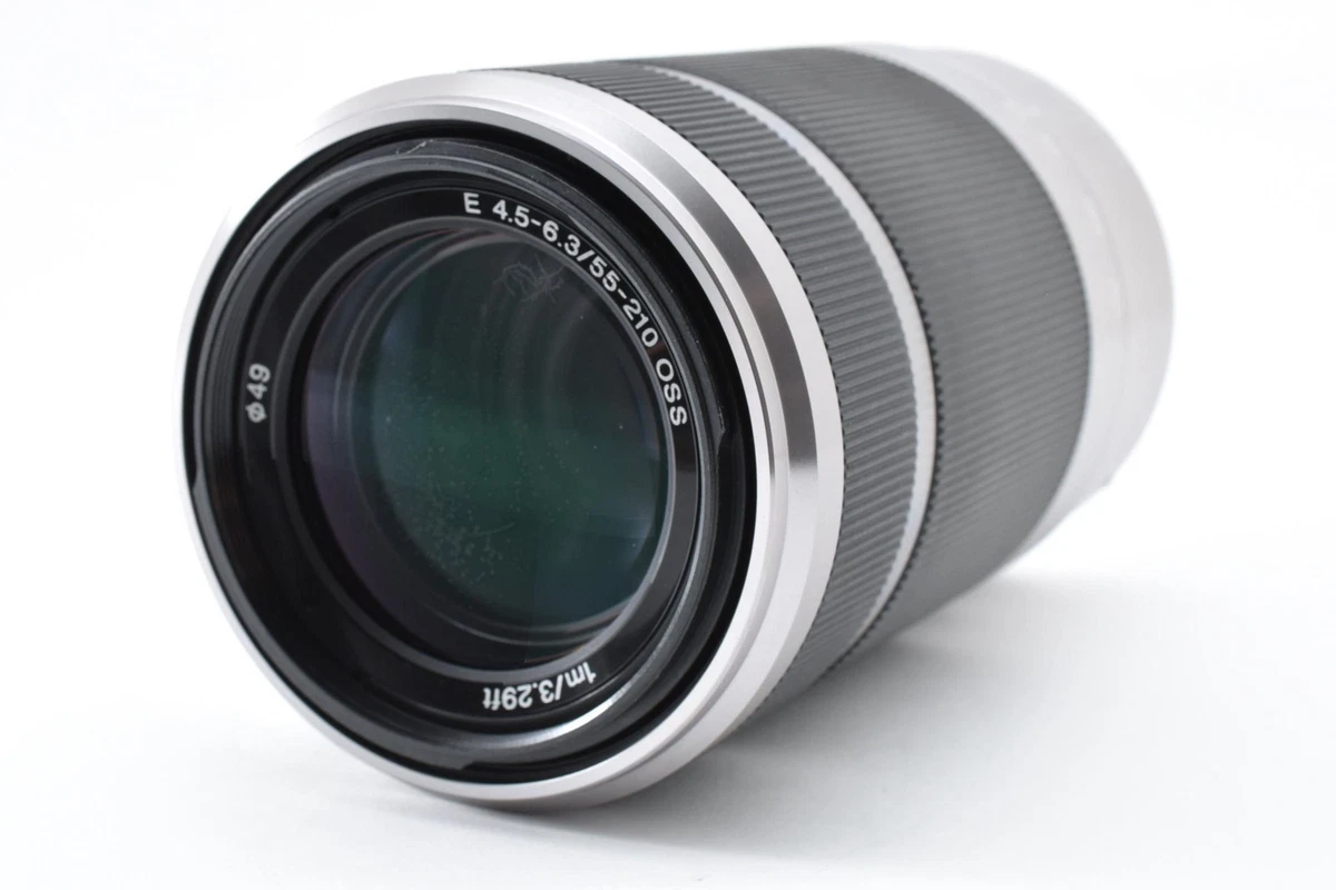¡Lente OSS Sony Sel55210 55-210 mm F/4,5-6,3 para montura E [tal cual] de...