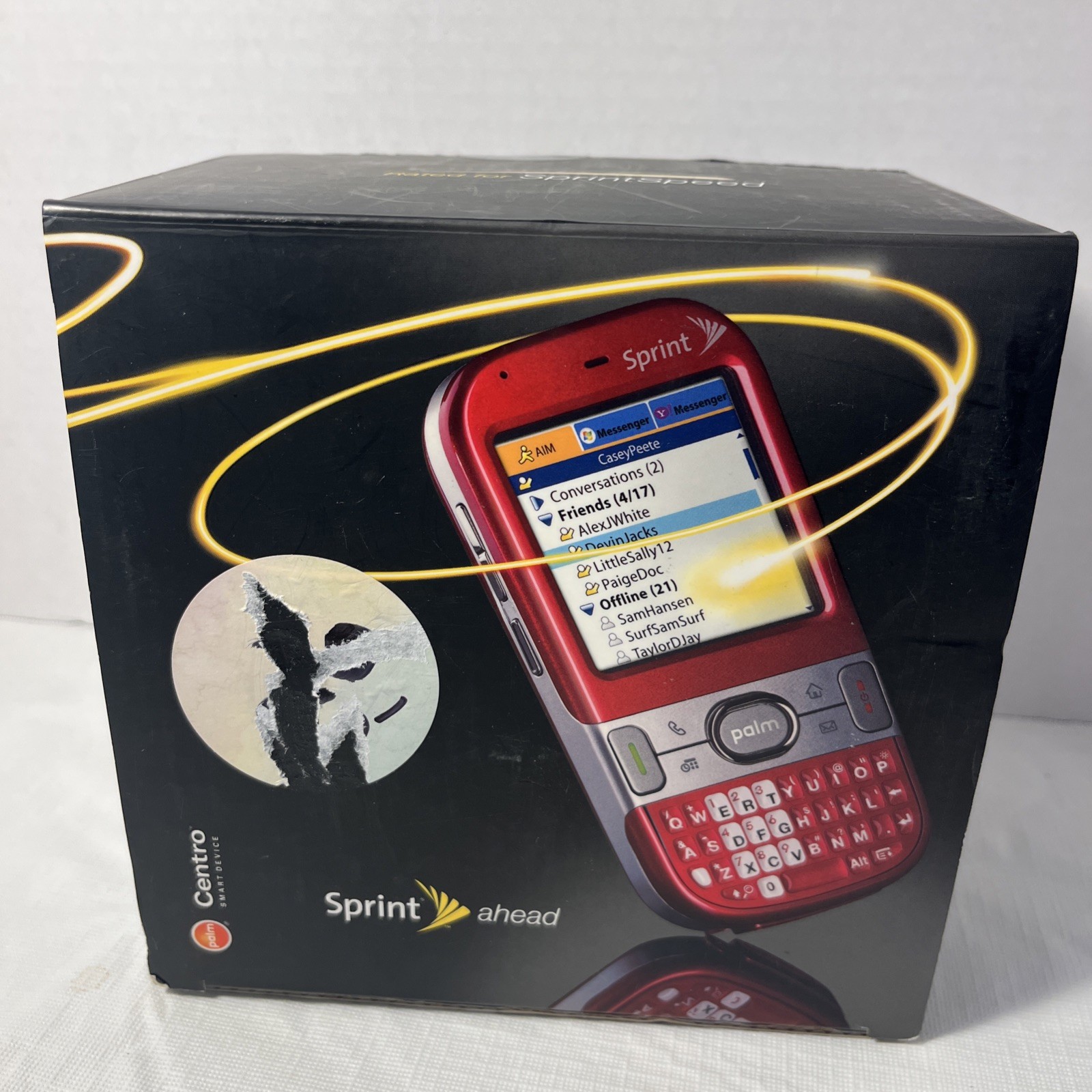 Palm Centro Sprint Wireless PDA Touchscreen Phone with Box E