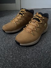 Mens Timberland Sprint Trekker Mid Yellow Size 7