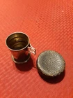 civil war era telescopic cup with leather case