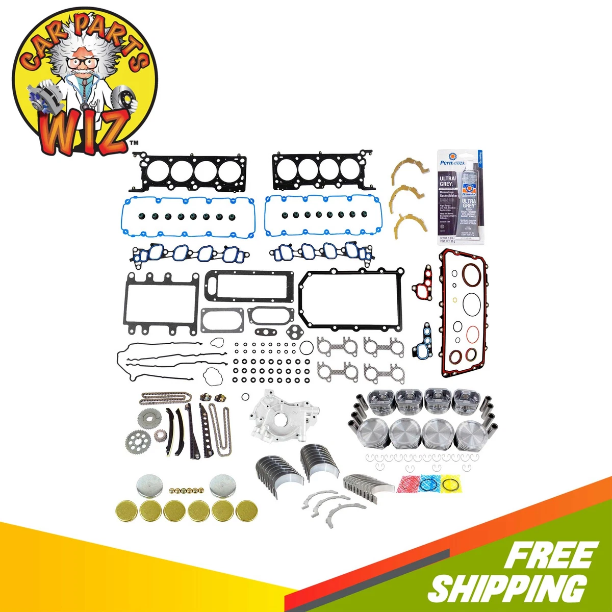 Juego de montaje de motor para Ford F150 2005-2008 4.6L 5.4L/Lincoln Juego de montaje de motor para Ford F150 2005-2008 4.6L 5.4L/Lincoln