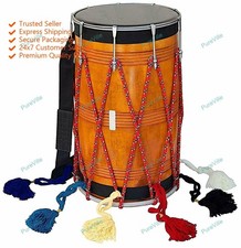 Indisches Hochzeit Mangoholz musikalisches Punjab Bhangra Dhol Instrument mit...