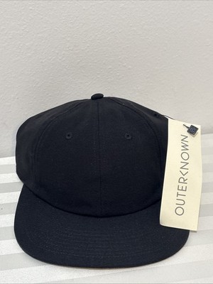 Outerknown Black Baseball Hat NWT One Size Fits Most 