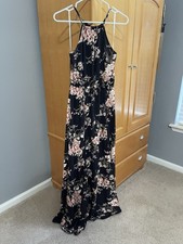 Lulus Floral Print Sleeveless Dress XS