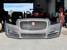 2016-2019 Jaguar Xj Front Bumper Cover Wadaptive Cruise Automatic Park Silver
