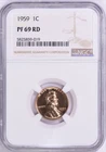 New Listing1959 Lincoln Cent. HIGH GRADE!! NGC Gem Proof 69 RD