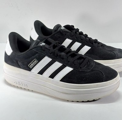Adidas VL Court Bold Women s Sneakers Black White Size 8 Platform Skate Casual