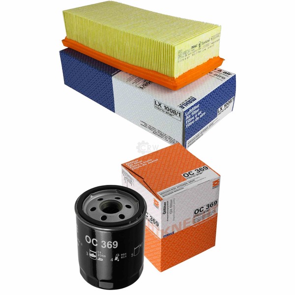 Mahle / Knecht Set Filterpaket Luftfilter LX 1008/1 ÖLfilter OC 369-image