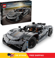 LEGO TECHNIC: Koenigsegg Jesko Absolut Gray Hypercar (42173) for