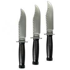 3pcs Realistic Fake Knife Prop Dagger Cosplay Costume Toy Sword Blade