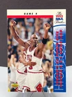 Michael Jordan 1992 Upper Deck NBA Finals Highlights Card # 201
