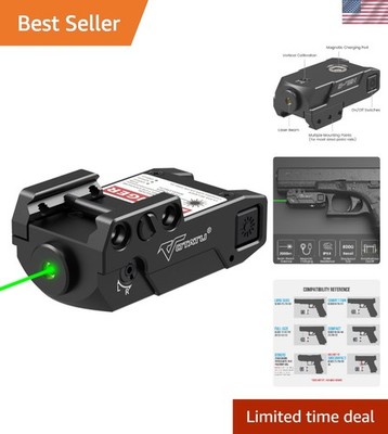 Durable Green Dot Laser Sight with Strobe Mode   Lightweight & Low Profile