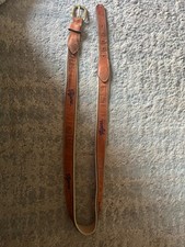 Zep-Pro LSU Small Belt Leather & Cotton Blend Made in USA - 001173