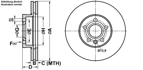ATE Bremsscheiben Ø300Mm + BremsbelÄGe Vorne FÜR Ford Galaxy WGR VW Sharan-image