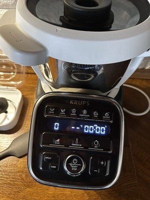 Krups Prep & Cook Multifunktions-Küchenmaschine mit Kochfunktion + viel Zubehör
