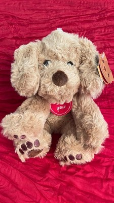 Adorable Puppy called Lucky~Soft Toy with ''I Love You'' Tag~ Approx 8'' high~ BNWT