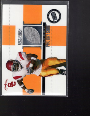 B3936- 2006 Press Pass SE Spiel Gebraucht Trikots Silber # Jcrb Reggie Bush