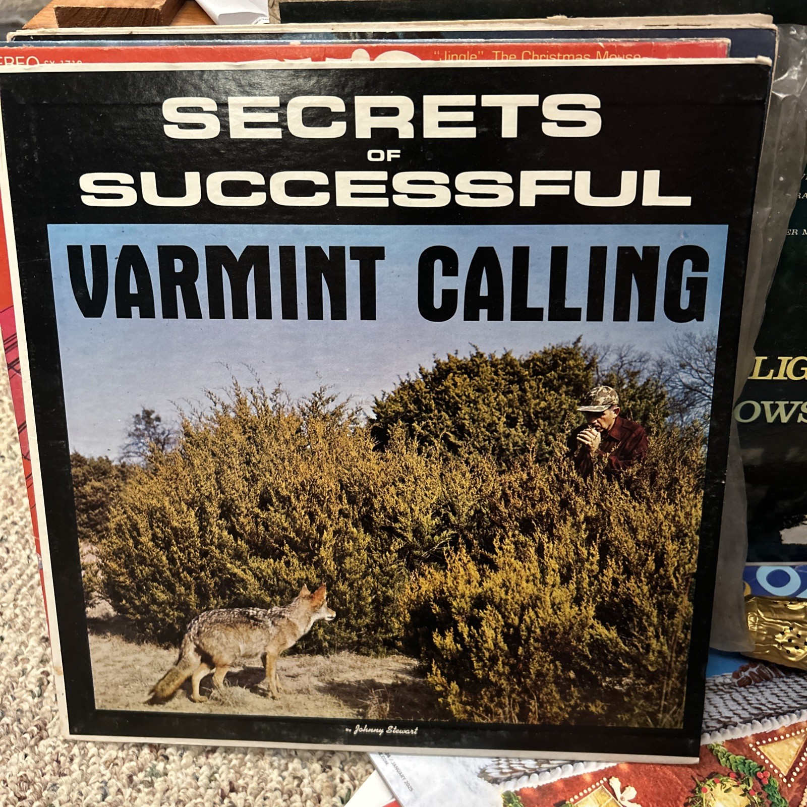 Secrets Of Successful Varmint Calling Johnny Stewart Vinyl Album