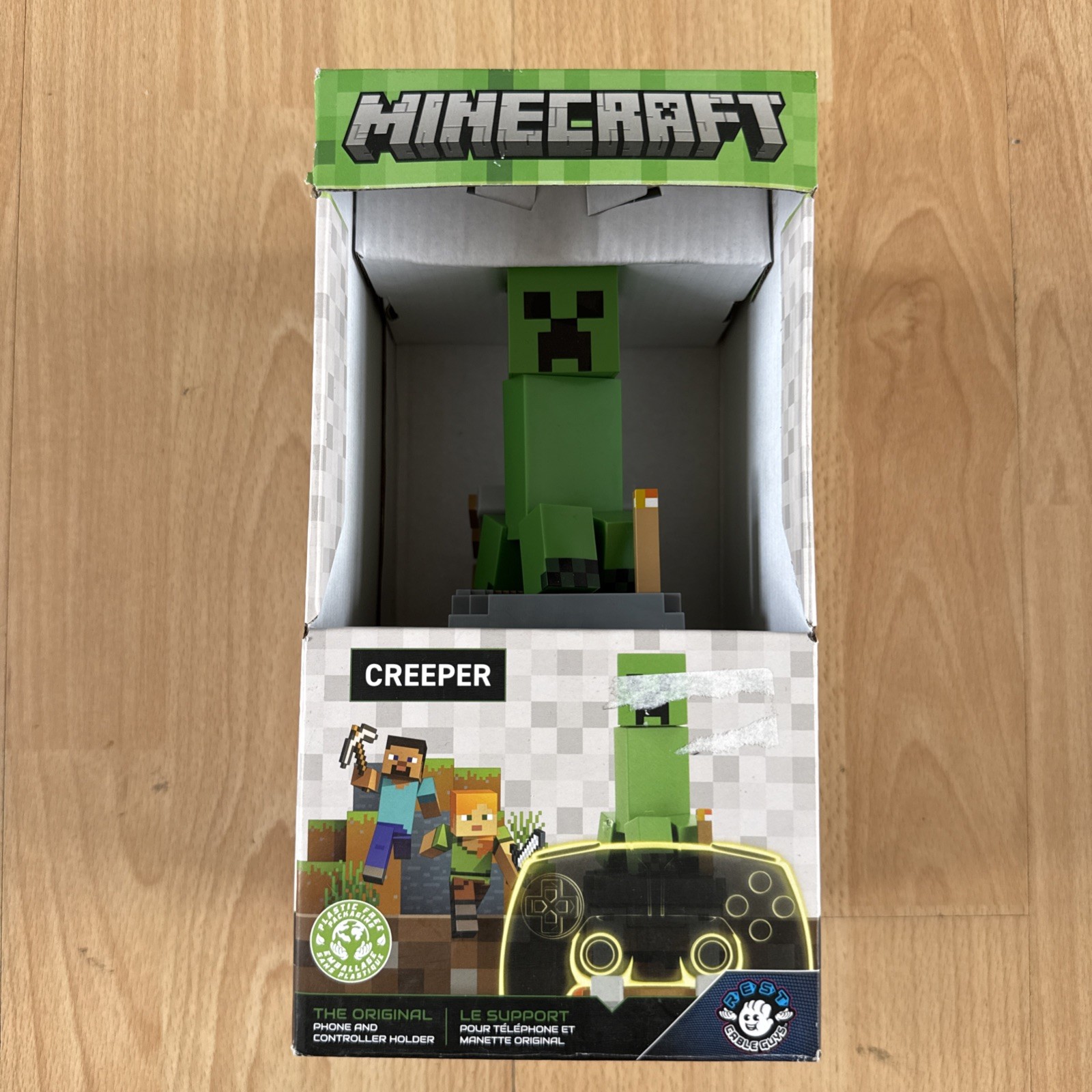 Cableguys Minecraft Creeper Controller Holder & Phone Stand - New - 3084 - Image 3